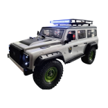 AUTOMODELO ELÉTRICO RTR ROCK CRAWLER FREE MEN D 1/10 COMPLETO RÁDIO 2.4 GHZ BATERIA 7.4V LI-ION E CARREGADOR FS RACING FS53507 P
